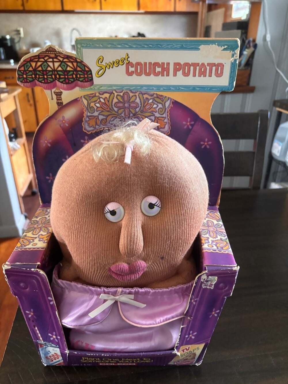 Vintage 1987 Coleco Sweet Couch Potato Gal Plush Doll in Box